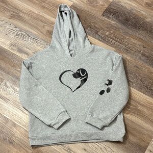 🐶 🐾 NWOT Gray Polyester Hoodie